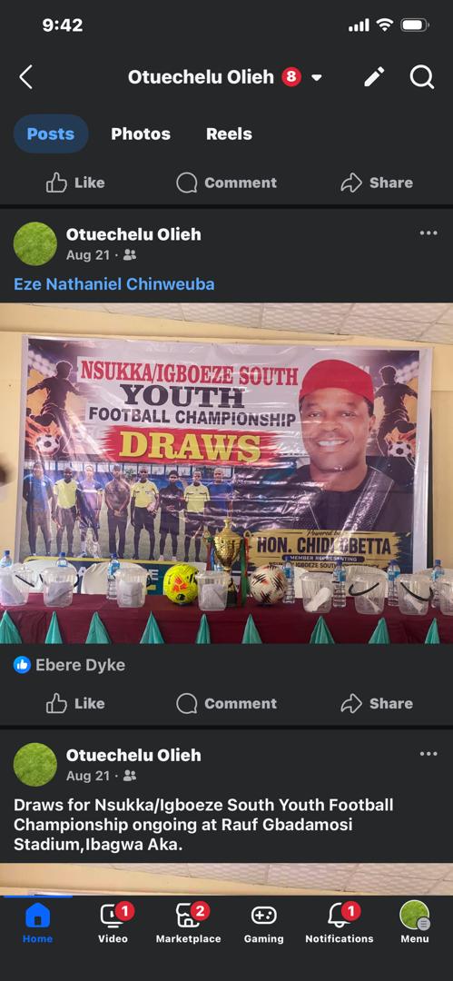 NSUKKA/ IGBOEZE SOUTH FOOTBALL CHAMPIONSHIP SET TO COMMENCE.